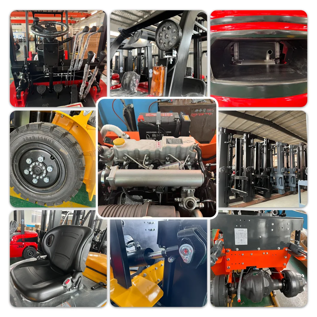 Shovel Construction Equipment LPG 3.0 Ton Hydraulic Electric Battery Forklift with Cheap Price