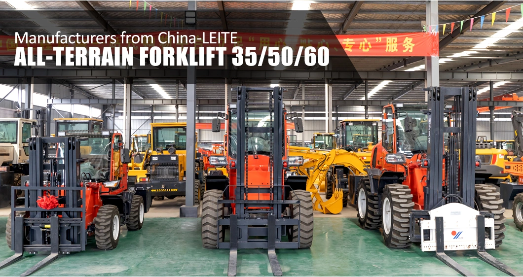 China CPC 2.5ton Diesel Forklift Truck Manufacturer CE EPA 3ton 3.5ton 4 Ton 5 4X4 4WD Ton Rough Terrain off Road 4 Wheel Drives Forklifts 6ton 7ton Free Ship