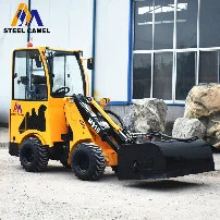 Artificial Turf Power Broom Sweeper Trucks Compact Wheel Loader