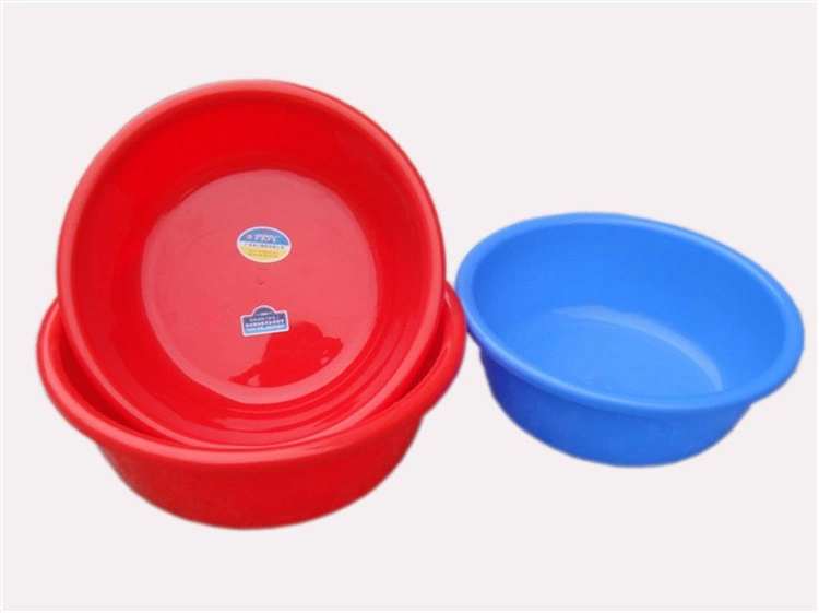 Round PE Wash Basin Different Size Capacity Basin for Agriculture Work Farming Tool Storage Bucket 36/38/40/42cm