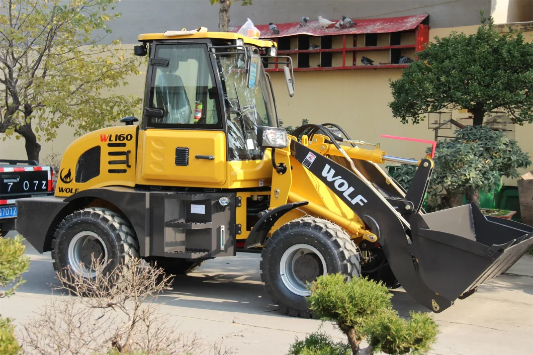 CE 1.6/ 1.8/2 Tons Farm Small Mini Wheel Loader with Optional Euro 5 Engine