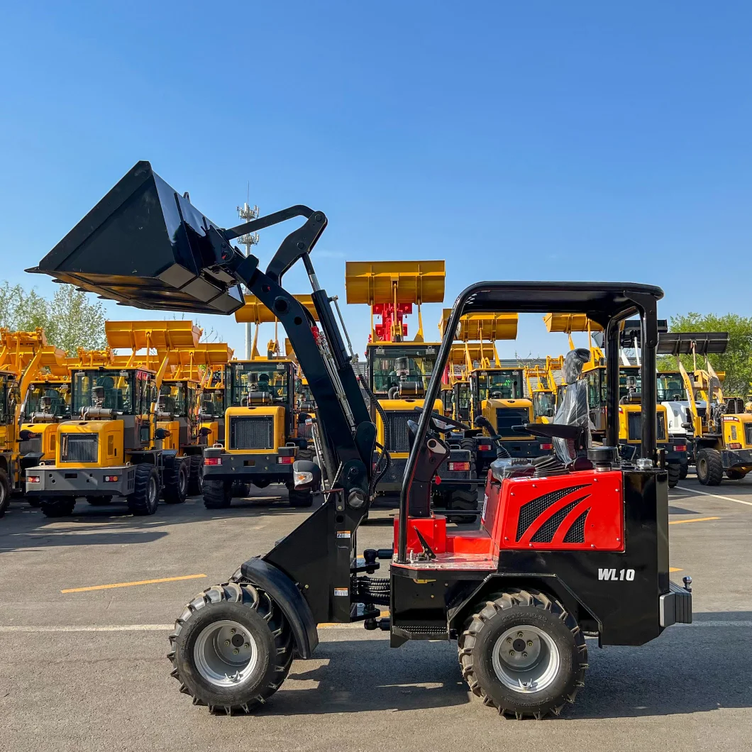 Mini Loader Agricultural Articulated Compact Small Teleskop Telescopic Radlader Mini Wheel Loader Mini Front Loader with Attachments