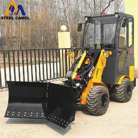 Artificial Turf Power Broom Sweeper Trucks Compact Wheel Loader