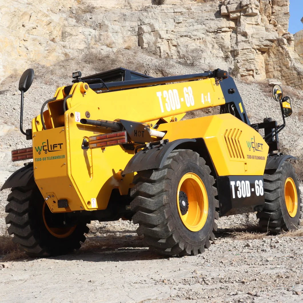 Multifunctional Wheel Loader 4X4 Type Telehandler Telescopic Loader 3ton Telescopic Handler Manufacturer