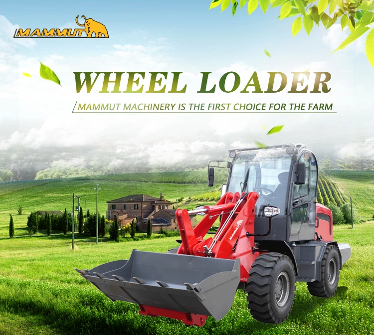 Ce Mammut CS915 1500kg Mini /Small Front and Wheel Loader for Farm/Agriculture/Landscaping