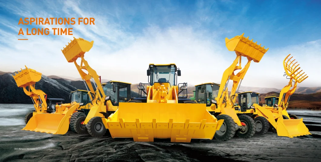 Vift High Quality Mini 1.0 Bucket Diesel Wheel Loader EPA Engine Serial Attachments Optional