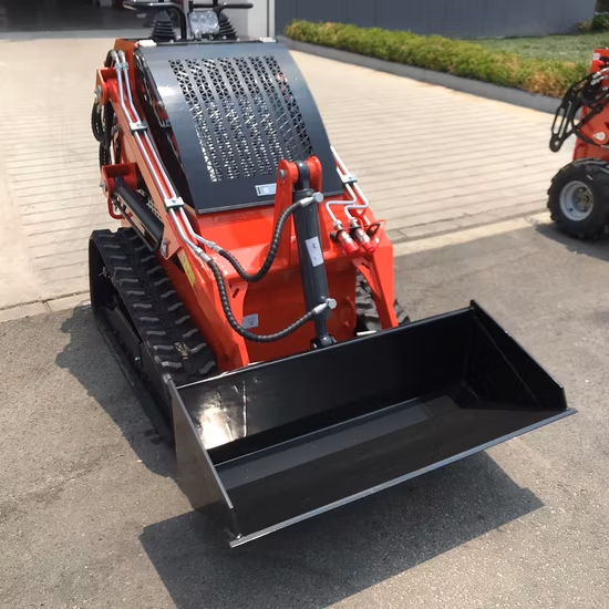 ミニトラックスキッドステアローダー価格 4X4 ホイールローダースキッドステアアタッチメント販売 EPA/ユーロ 5